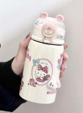 三丽鸥美乐蒂玉桂狗保温杯女生高颜值水杯可爱学生316不锈钢杯子