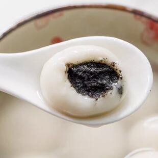 蛋婶儿正宗宁波黑芝麻馅汤圆传统特产猪油元宵早餐汤团小吃