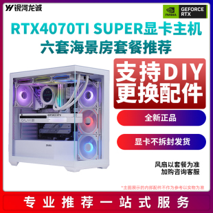 肉肉姐RTX4070Ti 机 SUPER海景房电竞银河龙诚电脑DIY电脑吃鸡台式