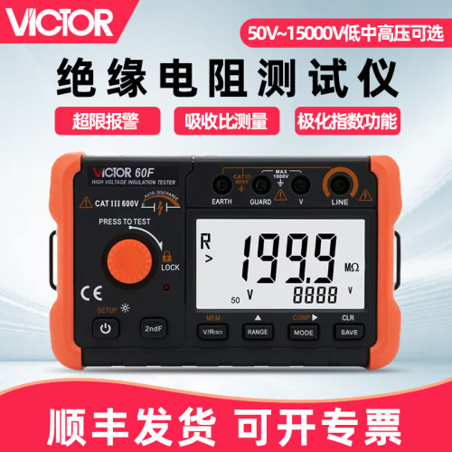 胜利兆欧表绝缘电阻测试仪