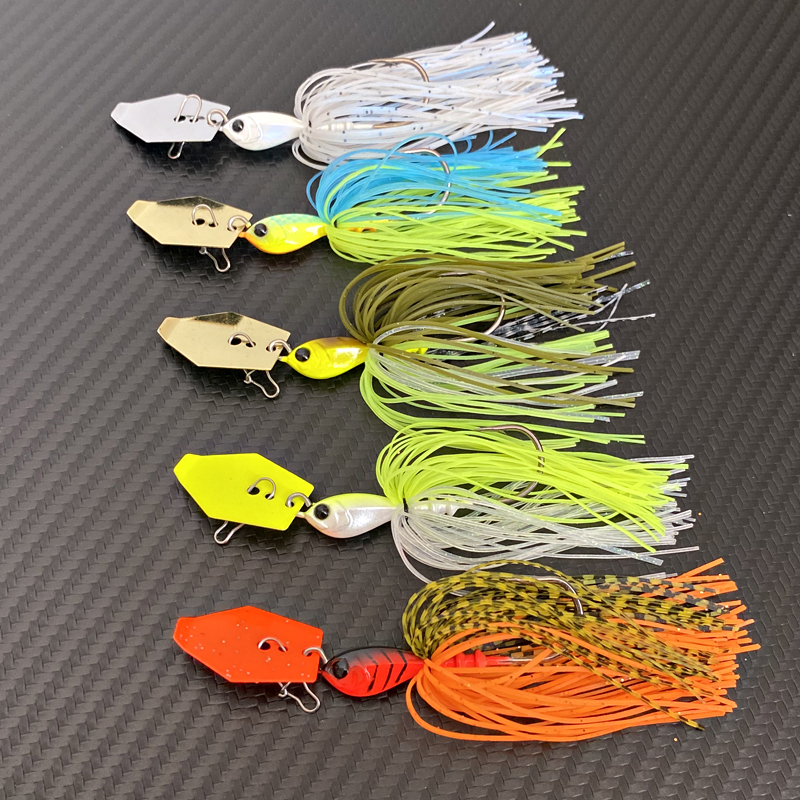 日系精品小克重挡板胡须佬鲈鱼饵