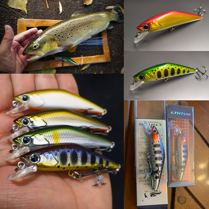 LTHTUG得放路亚饵7厘米10.5克激流沉水米诺远投翘嘴鲈鱼鳟鱼假饵