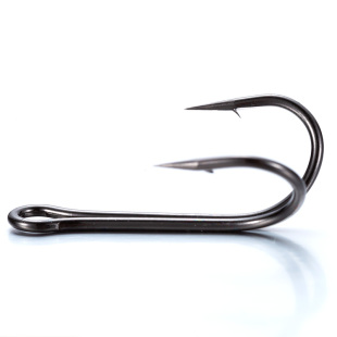 20枚装鸡爪钩二本路亚鱼钩锋利高碳钢微物蛙钩软饵vib配件防挂底
