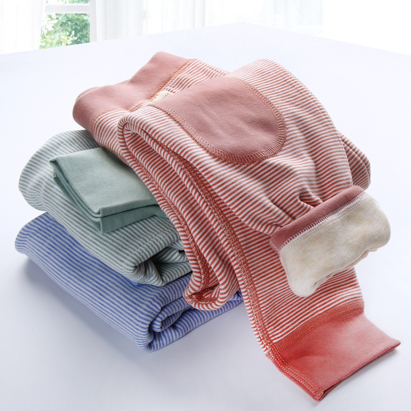 男女童校服神器儿童纯棉保暖裤秋冬高腰护膝打底裤无骨保暖棉裤子