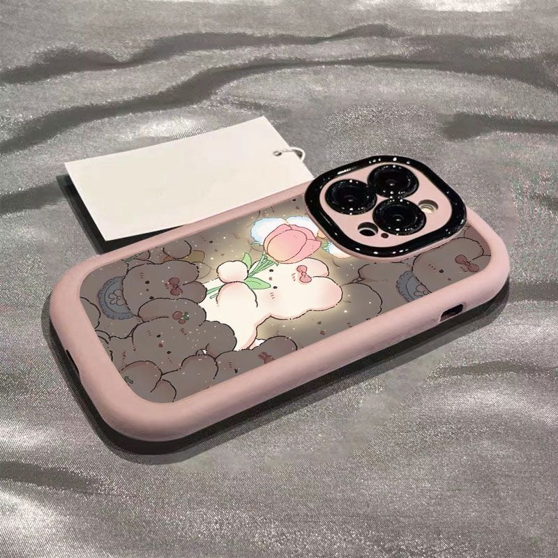 发光兔子适用荣耀100手机壳90新款80硅胶70pro+软壳60防摔50se男x30i女款4magic6情侣x40x10华为9xpro3套20