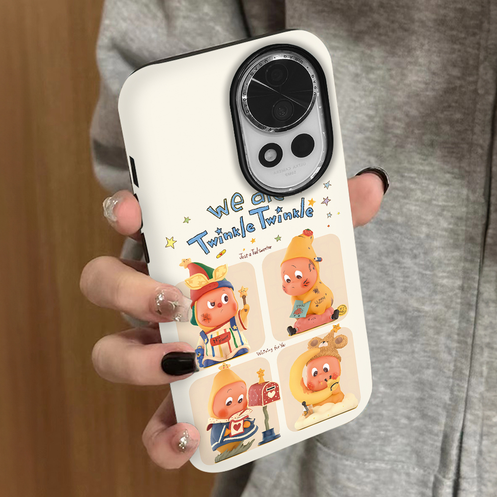 卡通小人适用华为nova14手机壳12ultra新款12活力版13nova11se菲林10pro防摔9男8女款7se情侣14至尊版保护套