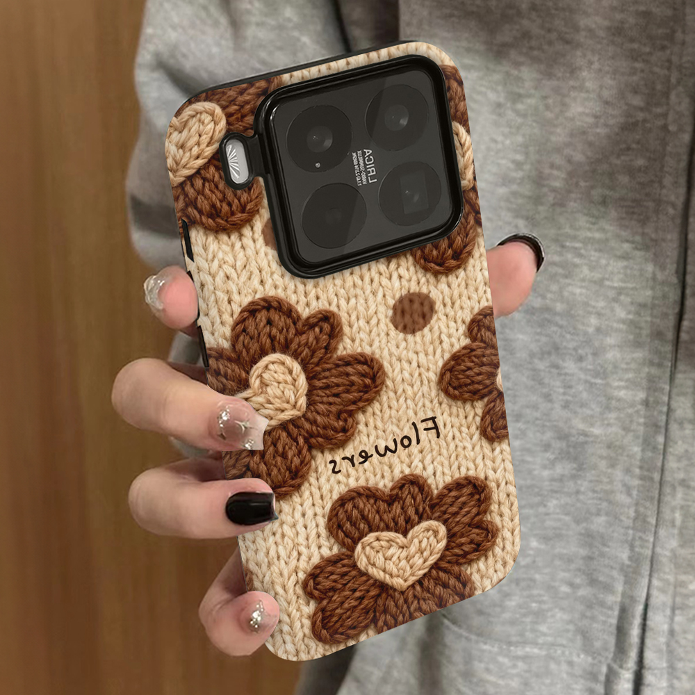 爱心花朵适用小米15手机壳14ultra新款12x男13pro女款红米k80k60k50情侣k70e至尊版note14pro+保护turbo4套