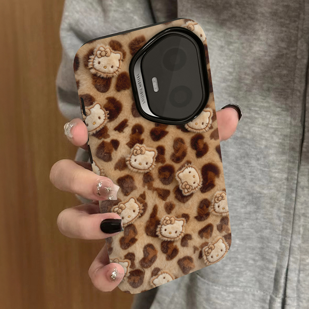 棕色kt猫适用荣耀400手机壳300pro新款200防摔100男90gt80女款70情侣x60x50i菲林x40gt保护gtpro套magic7pro6