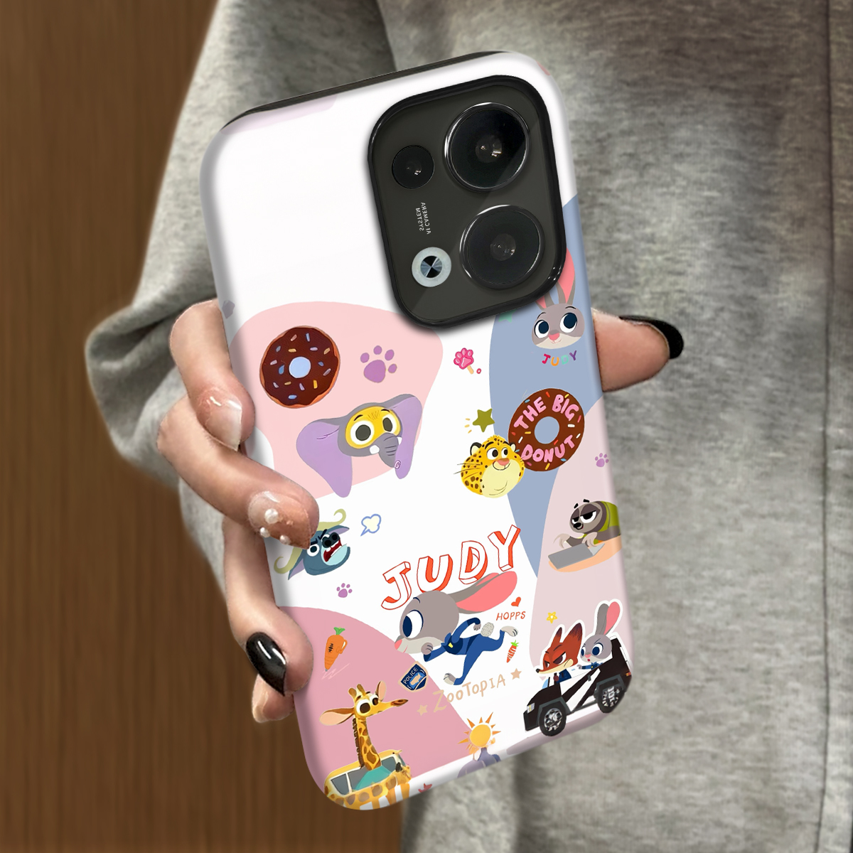 奔跑朱迪适用opporeno14手机壳reno13新款12oppofindx9pro+x8ultra11男10女款7情侣4oppoa5a3a97a96a58套a6gt