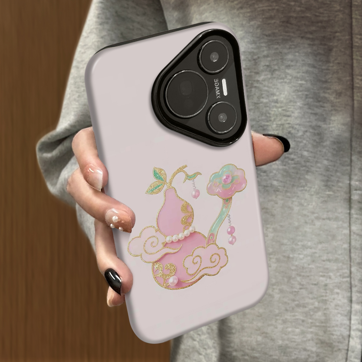 如意葫芦适用华为pura80ultra手机壳pura70pro+新款p60菲林p50e男p40女款p70至尊版情侣畅享70pro保护套70x