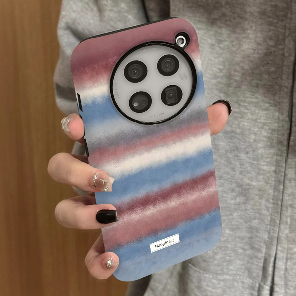 撞色条纹适用一加13T手机壳12新款ace5pro防摔ace3菲林男ace2v女款acepro情侣oneplusace竞速版10pro保护套