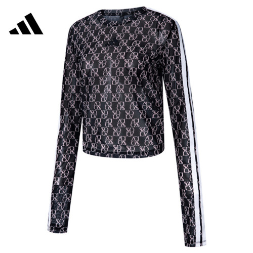 adidas阿迪达斯春季女子运动休闲长袖T恤JY7665