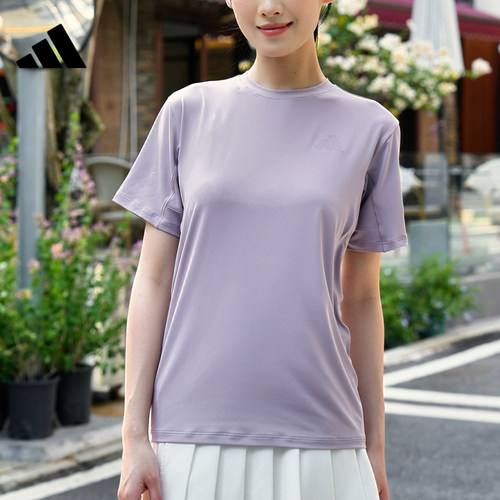 adidas阿迪达斯女子运动休闲短袖T恤KC4728