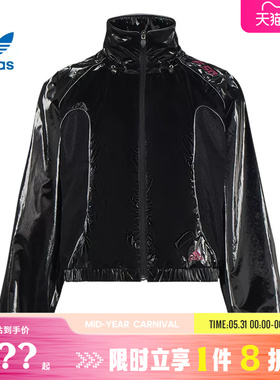 adidas阿迪达斯三叶草女子运动休闲夹克外套KY5756
