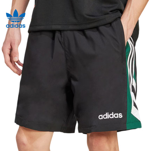 adidas阿迪达斯三叶草男子运动休闲短裤裤子JX3077