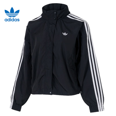 adidas阿迪达斯三叶草女子运动休闲夹克外套JX1451