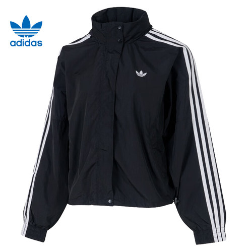 adidas阿迪达斯三叶草女子运动休闲夹克外套JX1451