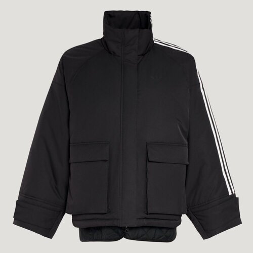 adidas阿迪达斯三叶草女子运动休闲宽松棉服外套KS5330