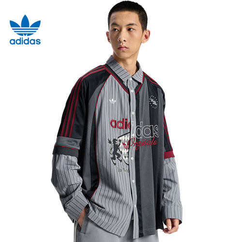 adidas阿迪达斯三叶草男子运动休闲长袖T恤KY2152