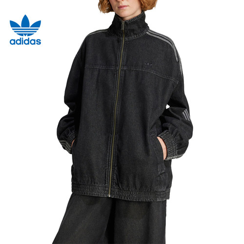 adidas阿迪达斯三叶草女子运动休闲夹克外套JY2897
