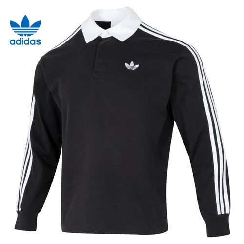 adidas阿迪达斯三叶草男子运动休闲长袖T恤KE3576