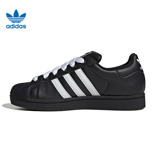 adidas阿迪达斯三叶草男鞋女鞋SUPER STAR贝壳头休闲板鞋 KK4474
