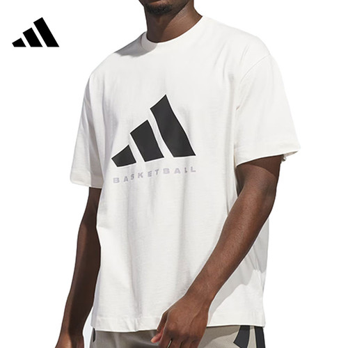 adidas阿迪达斯男子运动休闲短袖T恤JX5574