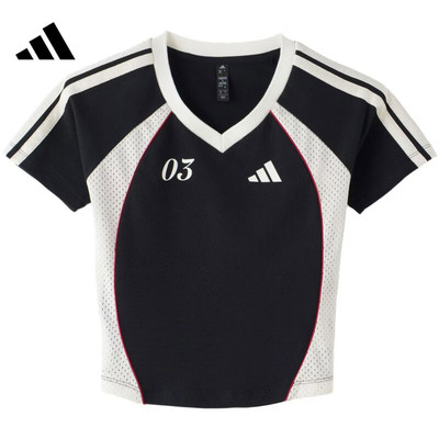 adidas阿迪达斯女子运动休闲短袖T恤KZ2386