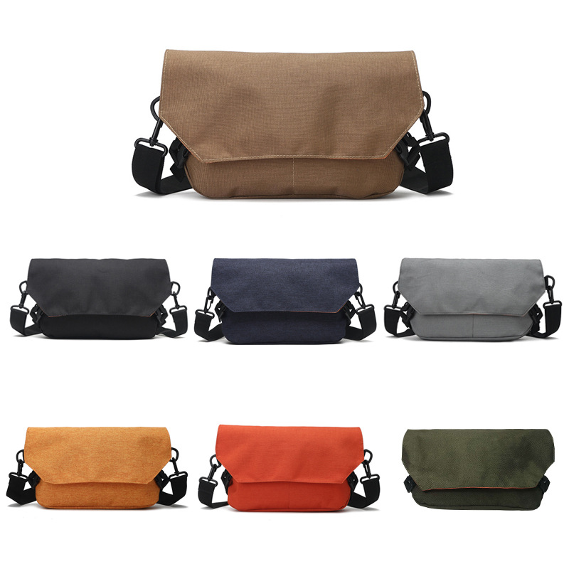 可定制印LOGO男包斜挎包高级感ins潮牌胸包时尚男士挎包运动腰包