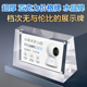斜面水晶价格牌商品标签牌透明台签高档价签立牌架个性 价格展示牌 亚克力台卡 台牌创意桌牌定制产品介绍牌子