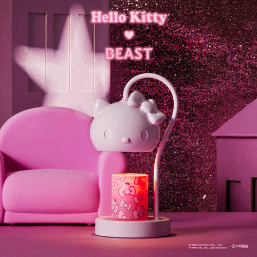 【所有女生直播间】野兽派Hello Kitty联名车载晶石香盒融蜡灯