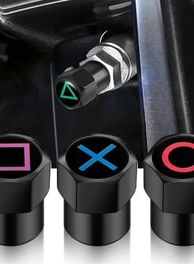 汽车轮胎气门嘴帽个性改装金属铝合金气嘴盖防漏气装饰气门芯帽