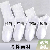 ins潮春夏季 男女士中筒袜黑白纯棉运动袜简约短袜长筒袜无骨防臭
