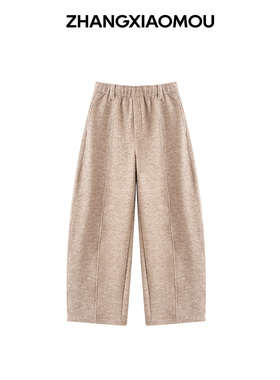 张小某 梨形定制 冬季保暖舒适中缝线松紧腰休闲裤1BZ11K2418