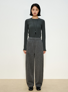 张小某 梨形定制 秋冬通勤百搭松弛感香蕉卫裤1BZ08K2162