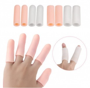 手指套护指硅胶耐磨脚趾防护防水手指头保护套防裂防痛拇指套防滑