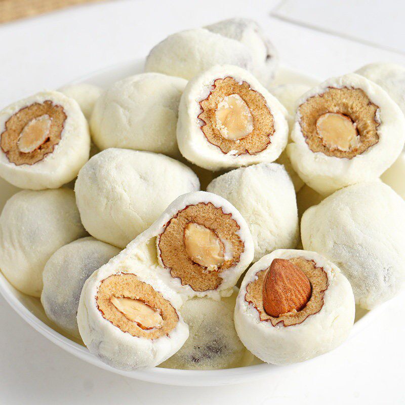 香疆恬语巴旦木仁奶枣夹心奶酪枣500g/盒 好吃网红休闲小零食果干