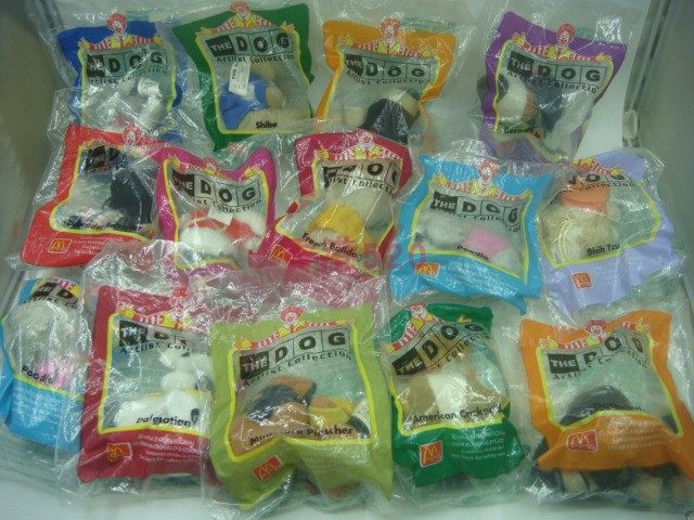 全新动漫周边THE DOG 香港麦当劳 大头狗 迷你小狗 毛绒公仔 挂件