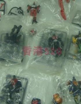 正版万代盒蛋 66ACTION 假面骑士 甲斗 帝骑 电王 可动 手办人偶