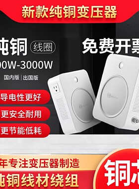 舜红变压器220v转110v110v转220v电源电压转换器日本100V美国120V