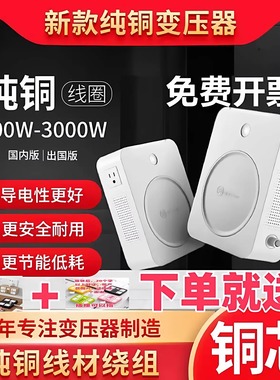 舜红变压器220v转110v110v转220v电源电压转换器日本100V美国120V