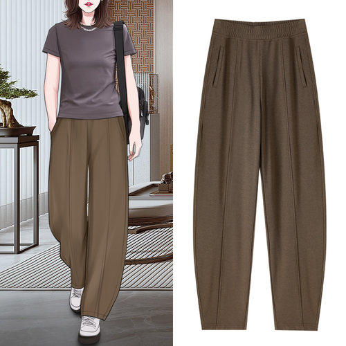 高级感天丝棉卫裤夏季薄宽松休闲