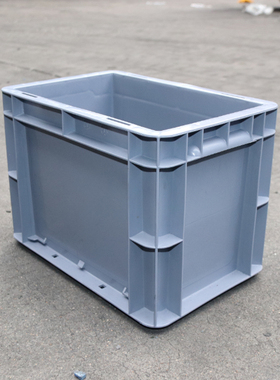 2320塑料包装箱汽配厂欧标专用箱五金件灰色物流箱300*200*210