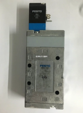 MVH-5-3/8-B原装FESTO二位五通电磁阀3/8接口老虎阀现货秒发DC24V