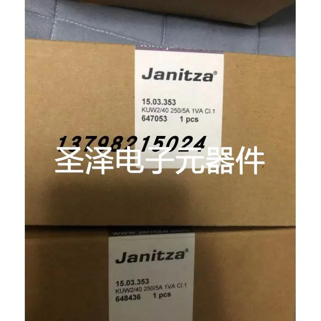 647053 KUW2/40 250/5A 1VA 德国原装JANITZA 捷尼查15.03.353议