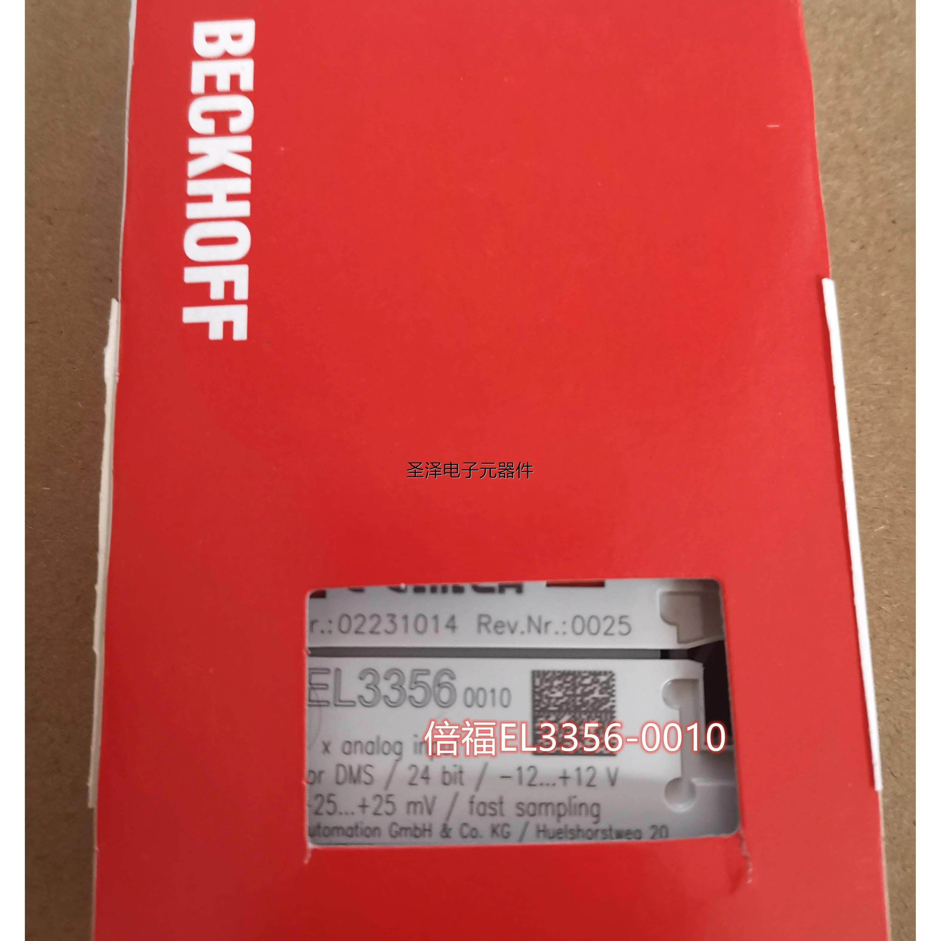德国倍福BECKHOFF EL3356-0010/EL4008现货模块议价
