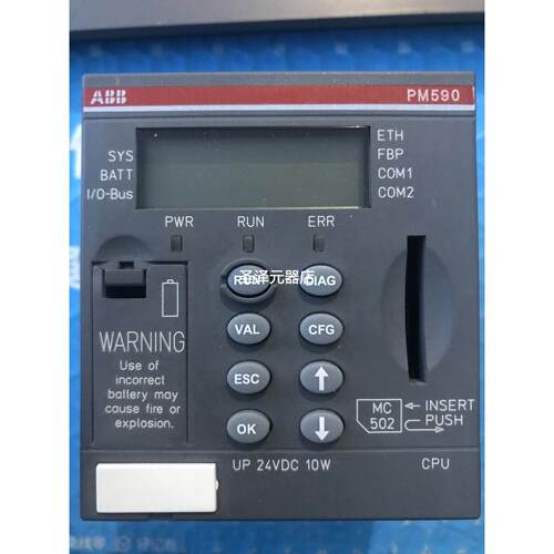 PM590-ETH D8 D6 ABB PM590系列PLC CPU单元议价