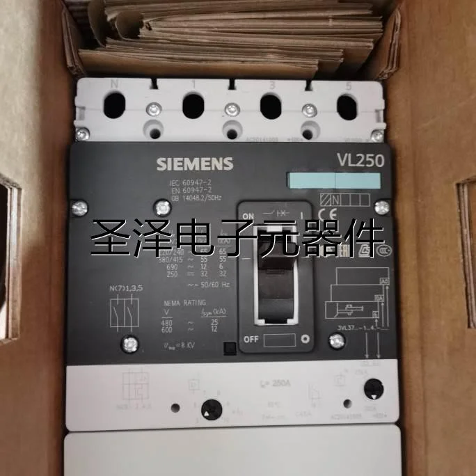 西门子漏电开关 3VL3725-1EJ46-0AA0-Z V250N 4P 200A 250A议价