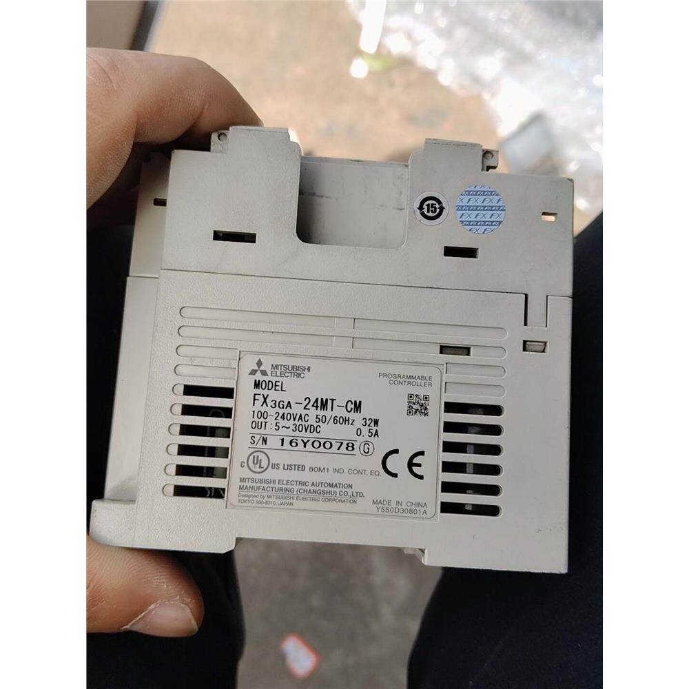 三菱PLC FX3GA-24MT-CM 原装正品拆机件，成色议价