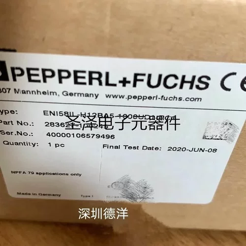 全新P+F倍福编码器ENI58IL-H12BA5-1000UD1-RC1原装正品*现货*议
